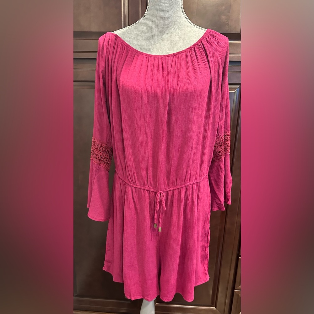New NWT No Comment NY + LA shorts romper size 2X
